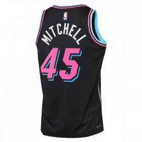 Dres Miami Heat Davion Mitchell Nike 2025-26 City Edition Crno Swingman